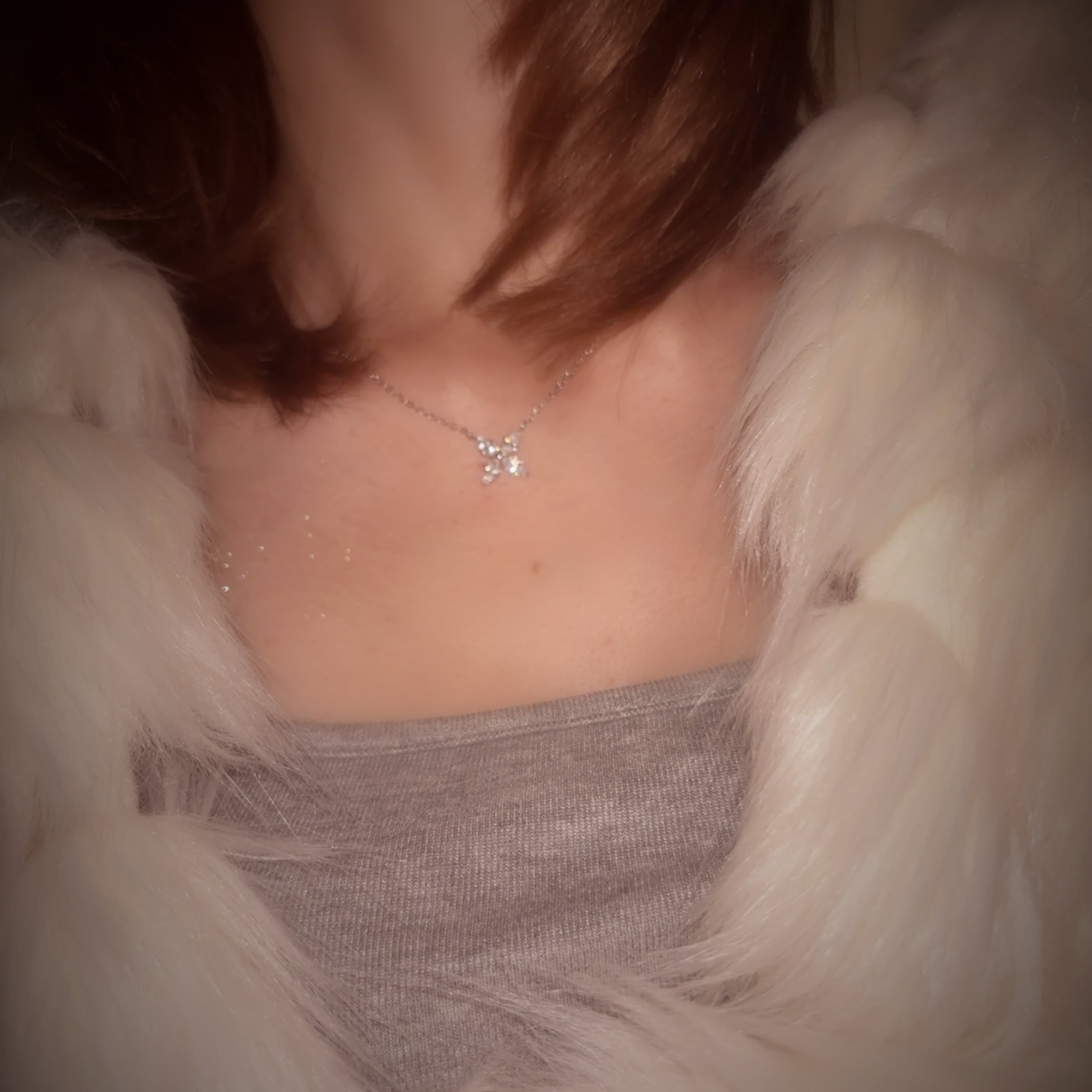 Shine flower necklace | milcy（ミルシー） 大人フェミニン