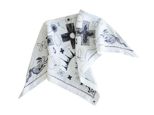 Hand Drawn Cross Bandana Ⅰ