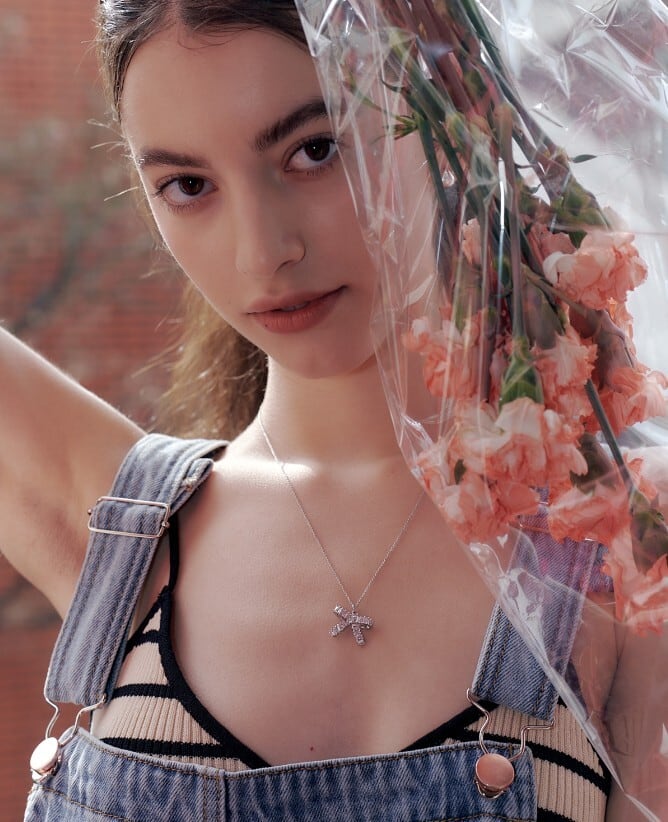 aespa ソウル　ポップアップ　ネックレス　カリナ aespa ソウル ポップアップ ネックレス カリナ