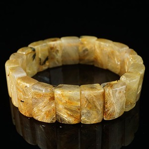 タイチンルチルクォーツ バングル ルチルクォーツ 一点物 111-42334