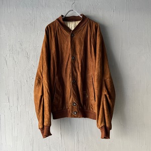 ～90s made in italy leather jacket (L-XL)