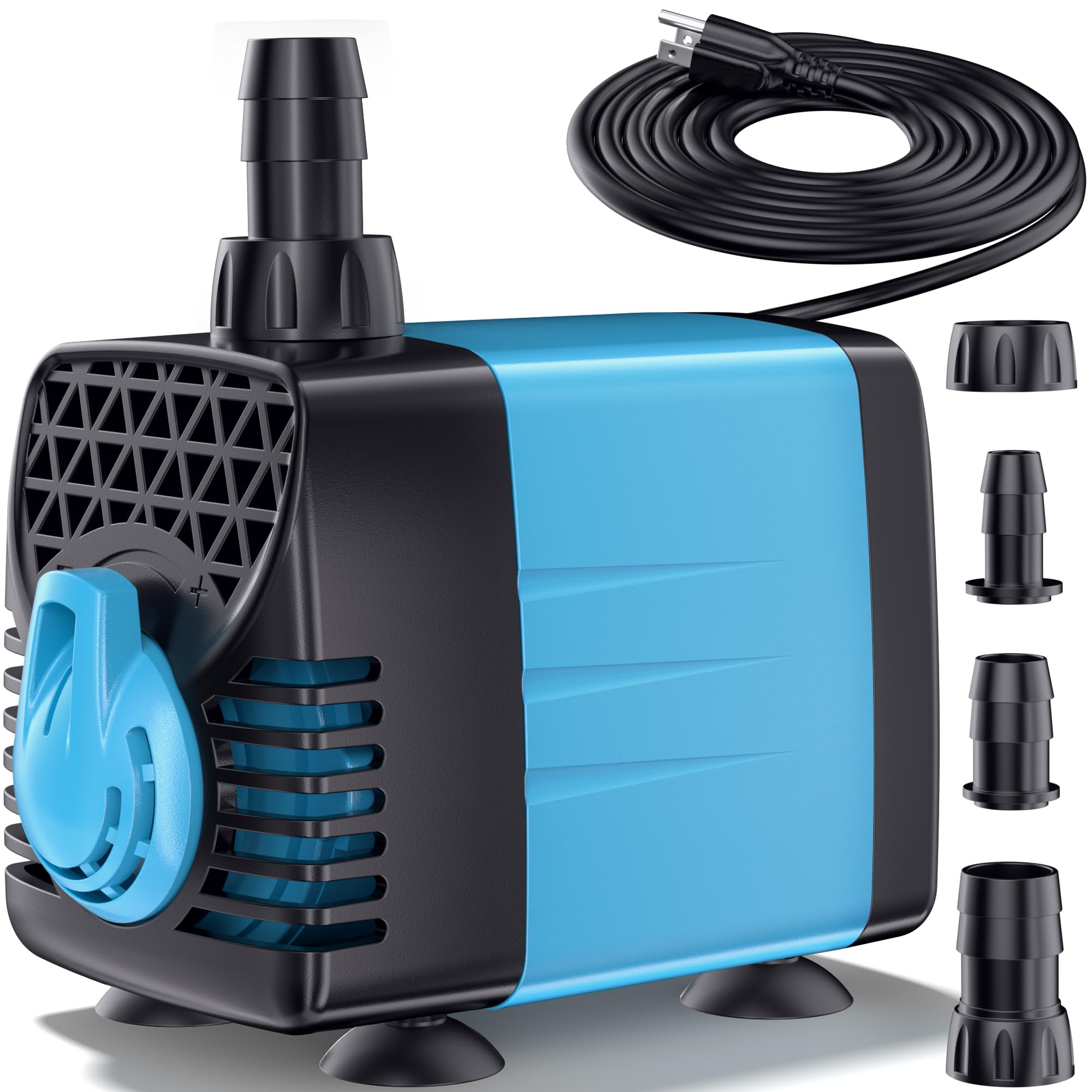 NFESOLAR 水中ポンプ 吐出量1500L/H 最大揚程1.5M ミニポンプ 給水
