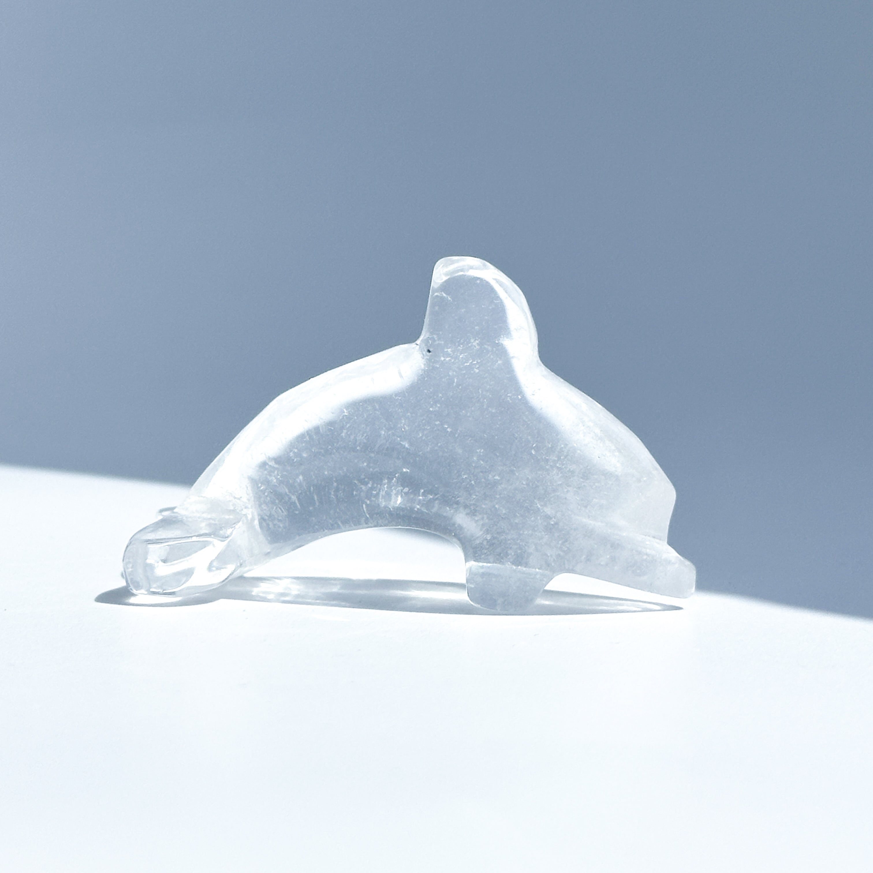 透明感◎クリアクォーツ ミニイルカ03◇Clear Quartz◇ 天然石・鉱物・パワーストーン・インテリア