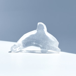 透明感◎クリアクォーツ ミニイルカ03◇Clear Quartz◇ 天然石・鉱物・パワーストーン・インテリア