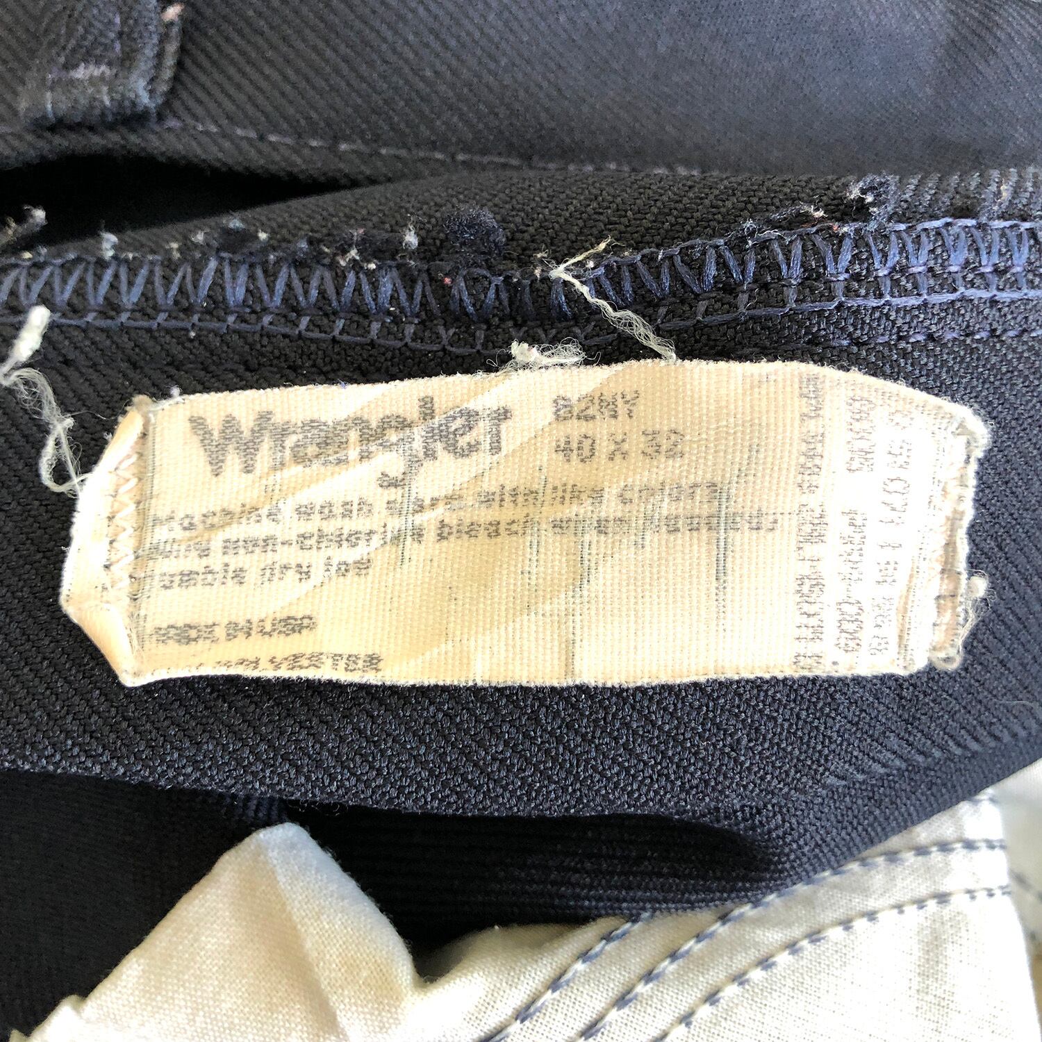 USA製 Wrangler / ラングラー ブラックジーンズ 黒  W40