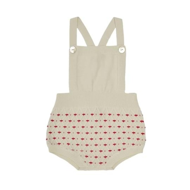 【baby】FUB  23ss / 　オーバーオールブルマ　Overall Bloomers 　heart