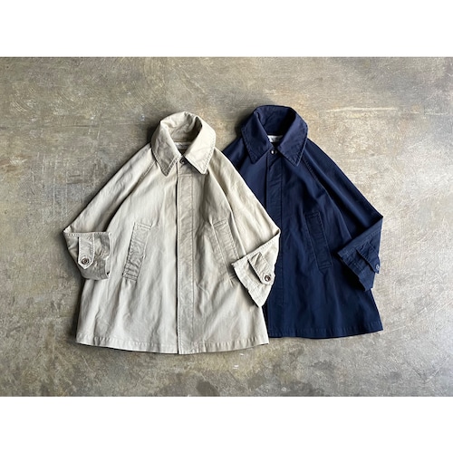 Shinzone(シンゾーン) 『COTTON TENT COAT』A Line Middle Length Soutien Collar Coat