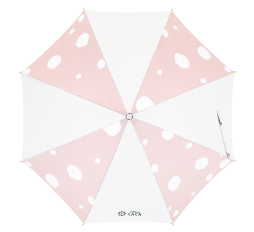 日傘 キッズ 晴雨兼用傘 水玉柄 55cm ジャンプ傘