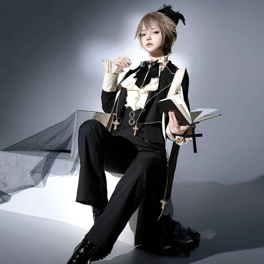 アトリエボズ【ローランドジャケット】皇子 少年装 ゴスロリ ロリィタ ハロウィン アトリエボズ【ローランドジャケット】皇子 少年装 ゴスロリ ロリィタ