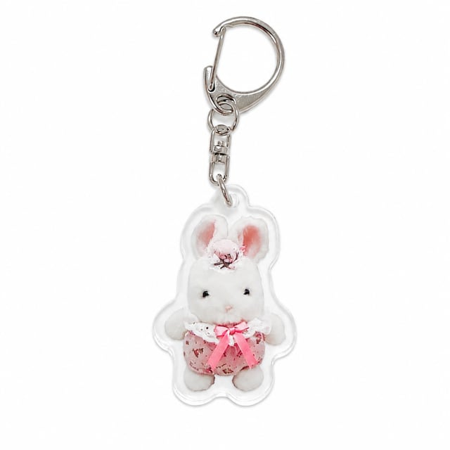 プチぶらんでーとアクキー(ウサギ) | TAKENOKO gift shop