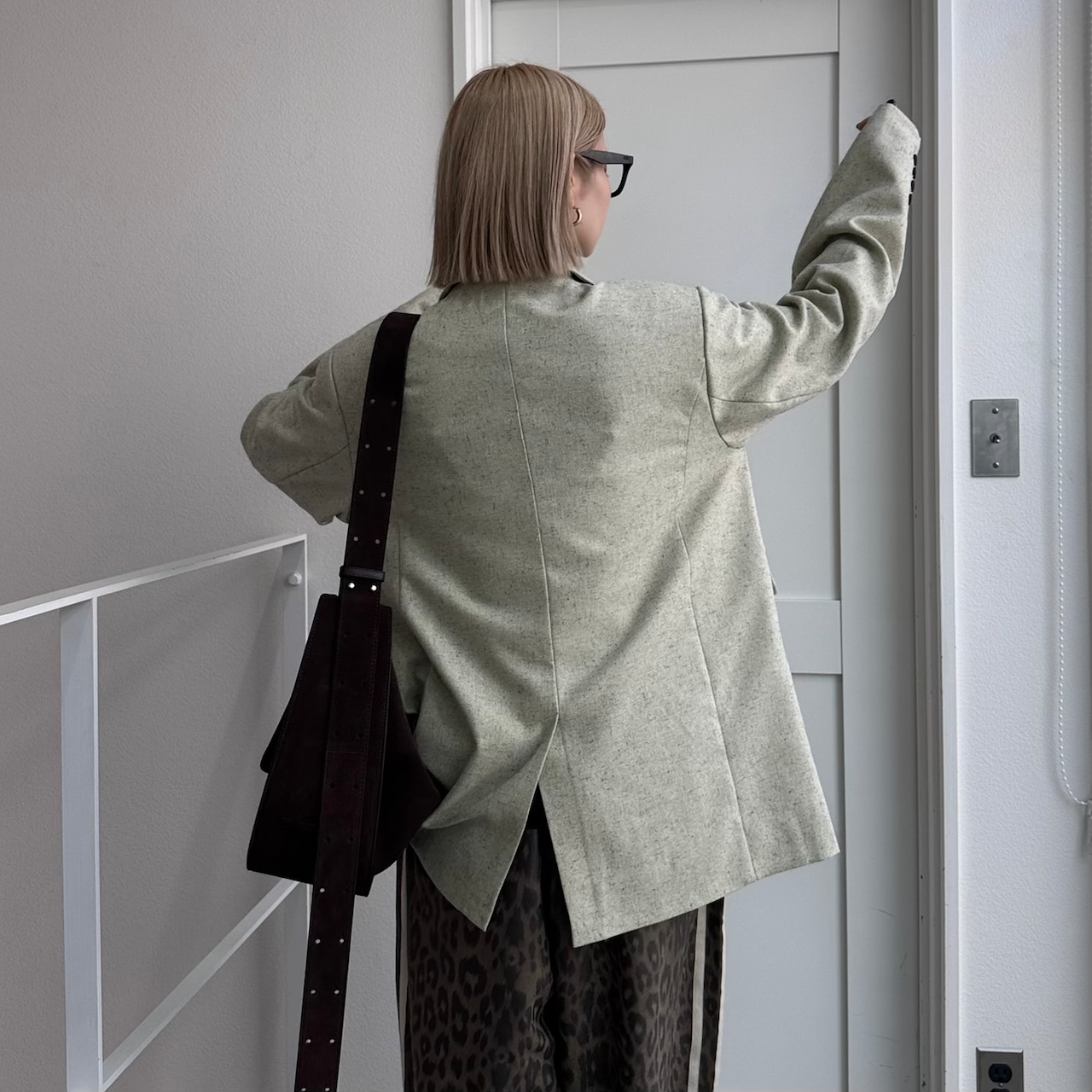 mixツイルオーバーハンサムJK/ライトベージュ