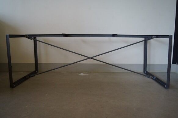 LESS古材ワークテーブルテーブルW1800～2200×800×H700【自由オーダー