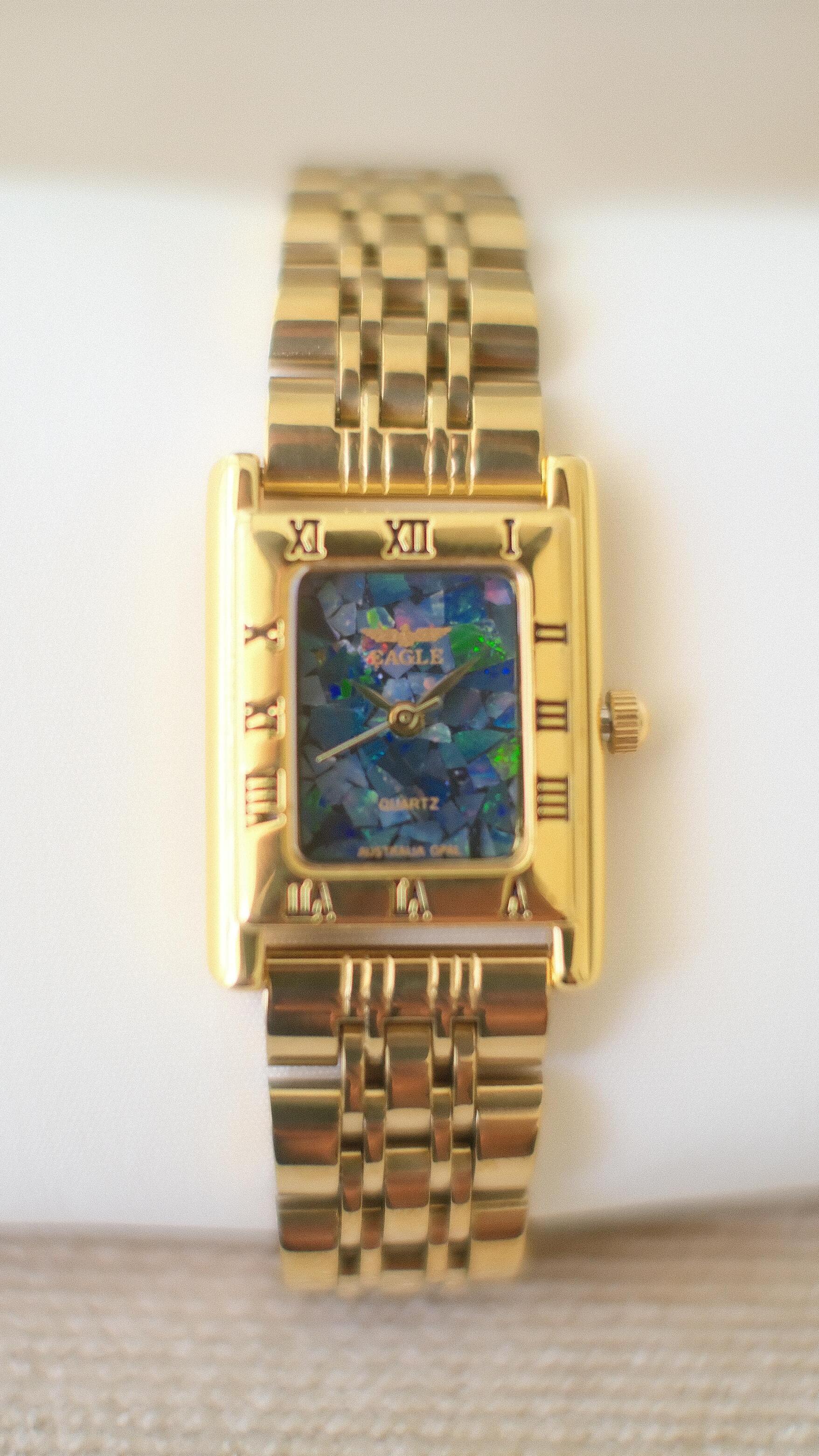 Australian opal モザイクフェイス ウォッチ3