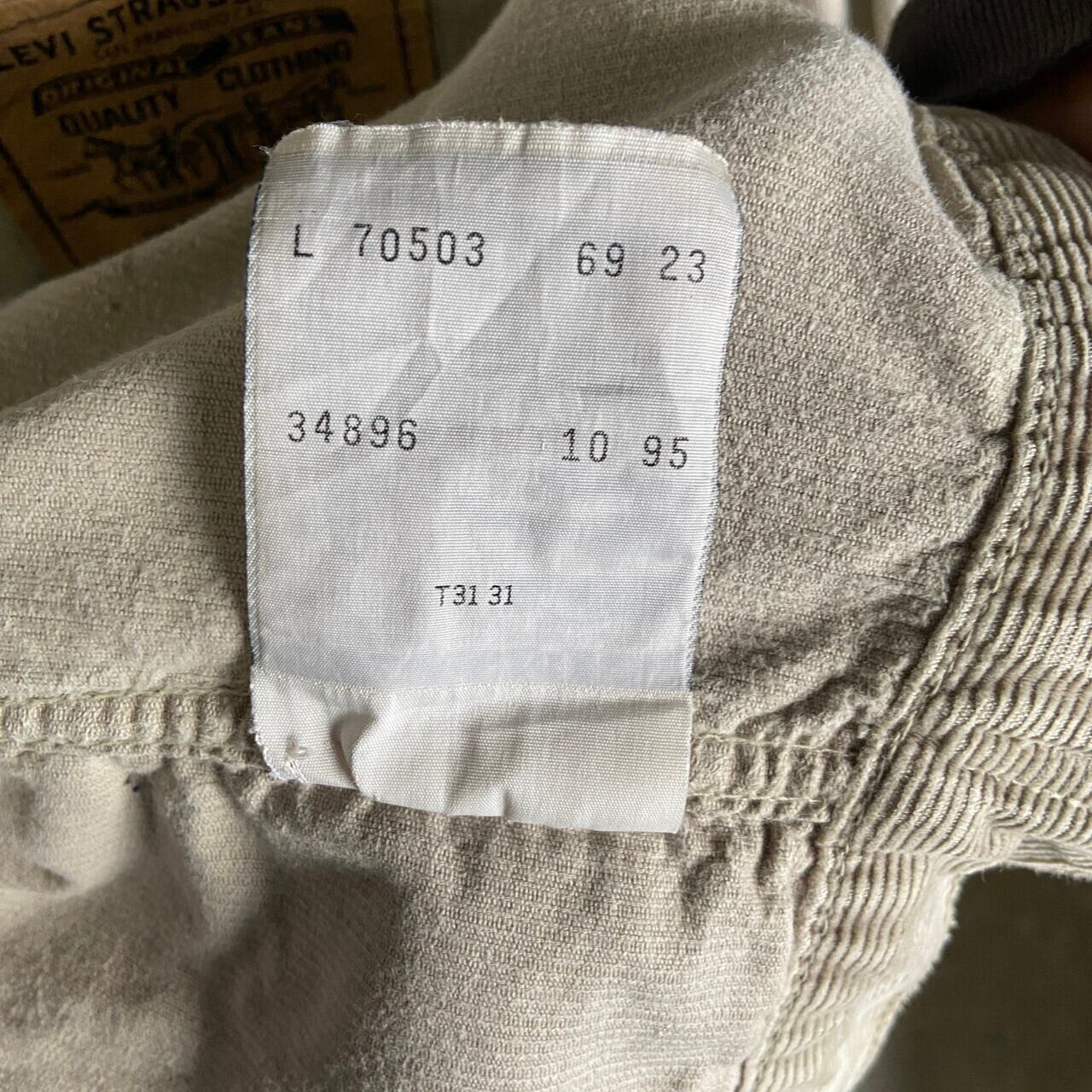 90年代 Levi's ユーロ リーバイス 70503 コーデュロイジャケット
