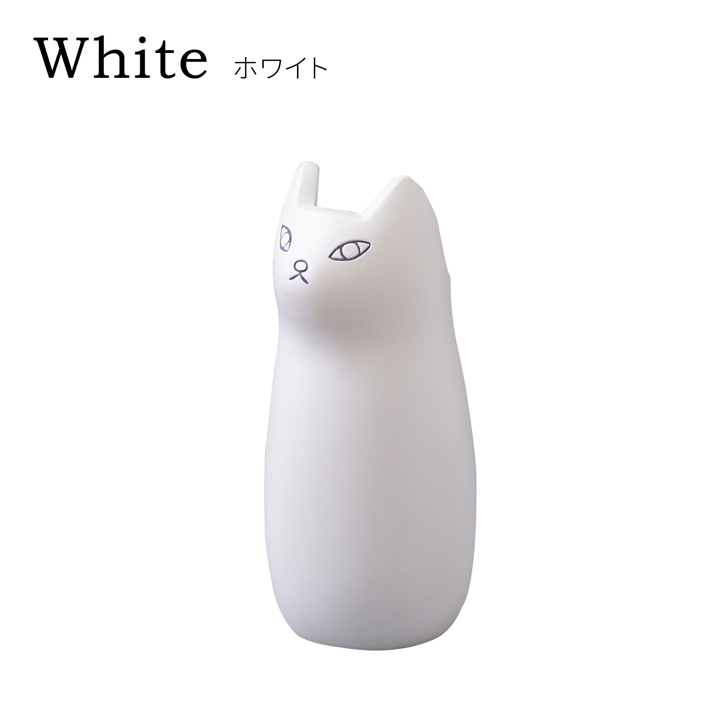 ❣ポルトガル製【可愛い猫型傘立て】陶器 白系 41q18JcurfL._AC_UF1000,