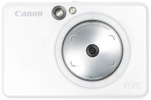 【在庫処分】Canon インスタントカメラ スマホプリンター iNSPiC ZV-123-PW パールホワイト