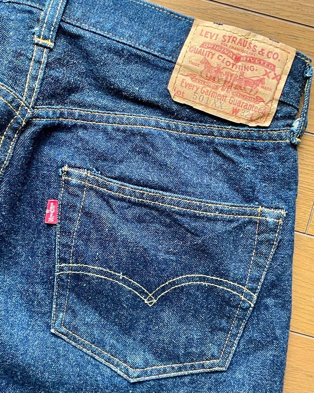 年 アメリカ製 Levi's  XX 赤耳 バレンシア工場製 W