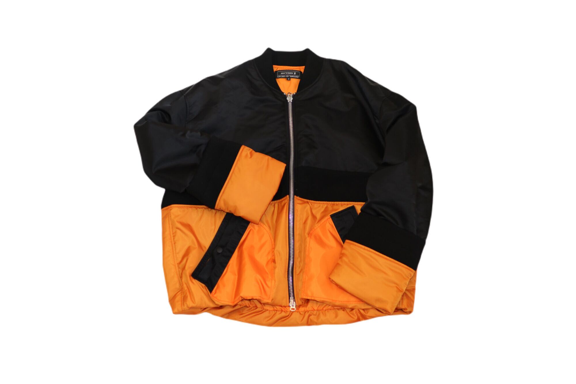 ANREALAGE Roll up ma-1 blouson 21AAR241(BLACK) | IAAAM ONLINE STORE