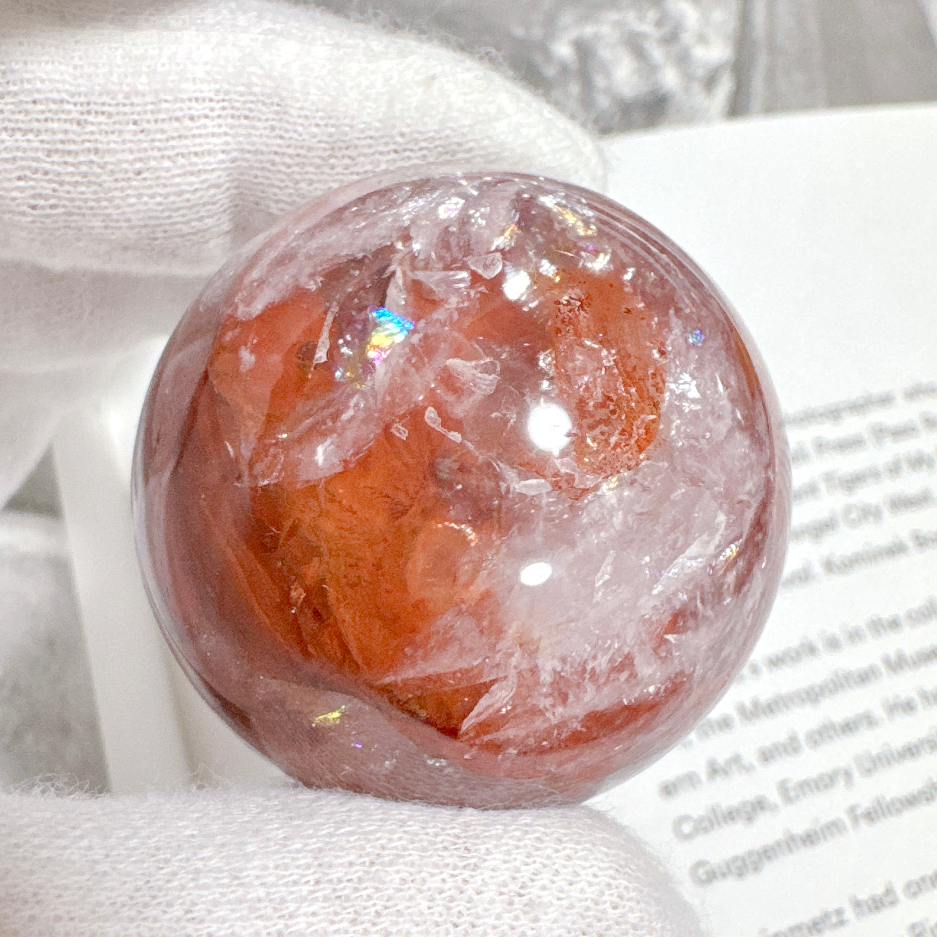 ファイアークォーツ スフィア 丸玉 天然石 | Rinolis-interior stones