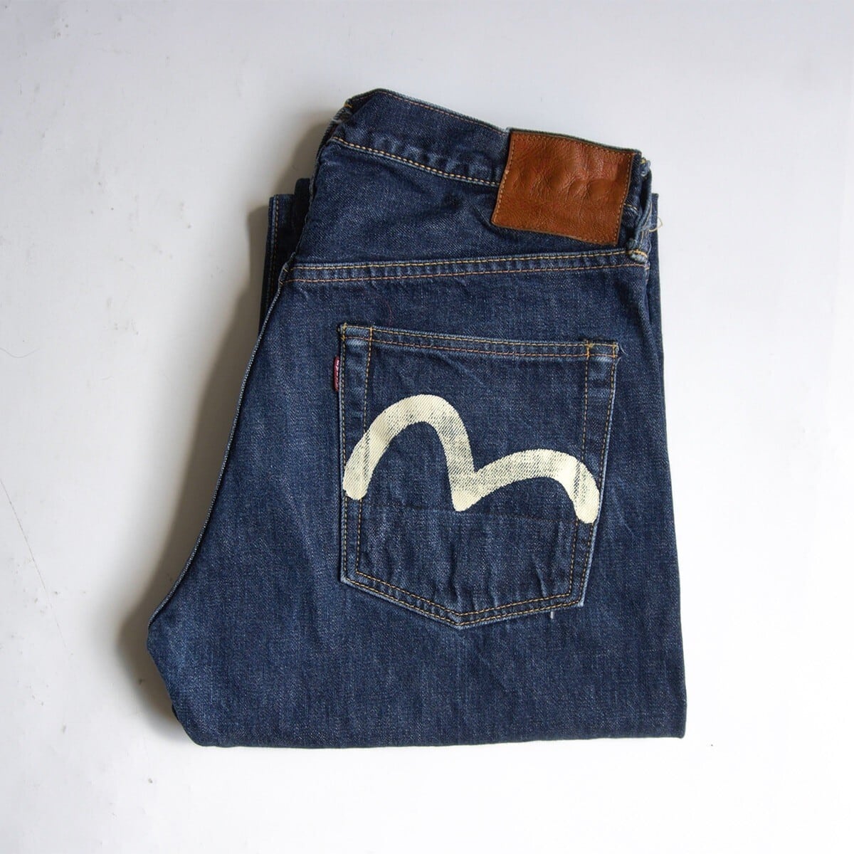 美品　evisuデニム 雰囲気抜群/濃紺】EVISU 【LOT.2000 デニムパンツ】32×35 エビス