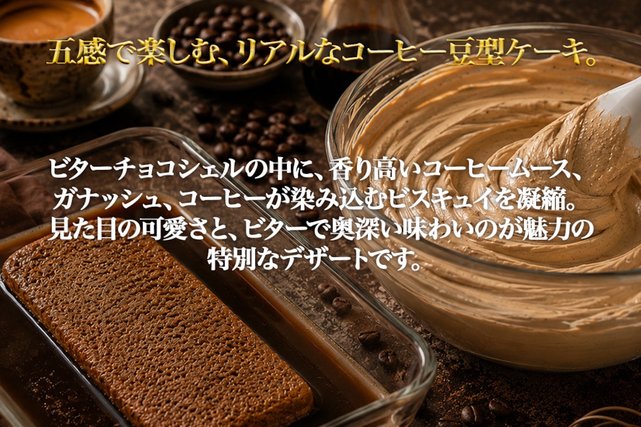 丸ごとコーヒー豆のケーキ(2個入り)
