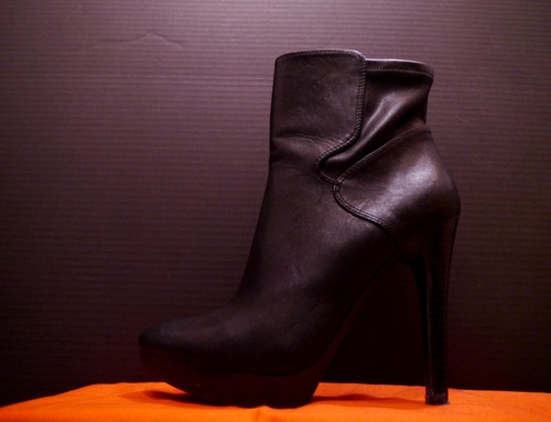 美品◆NINE WEST ナインウエスト ストームデザインブーツ 7 黒◆