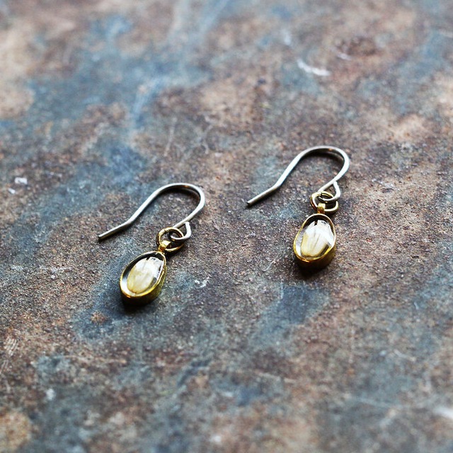 ひとつぶ　ひとめぼれ玄米｜ピアス｜イヤリング　P279