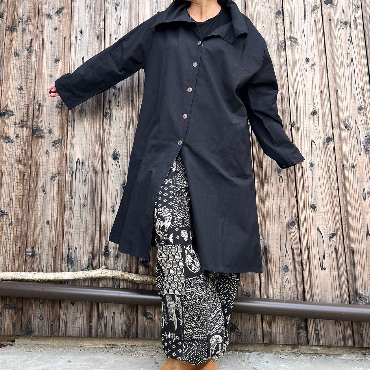 ネパールコットンビッグコート | アジアン雑貨ルチュ