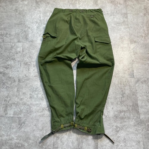 70s スウェーデン軍 実物 M-59 カーゴパンツ C52 w34 詳細写真7