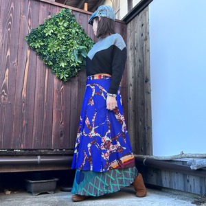 シルク巻きスカート1611