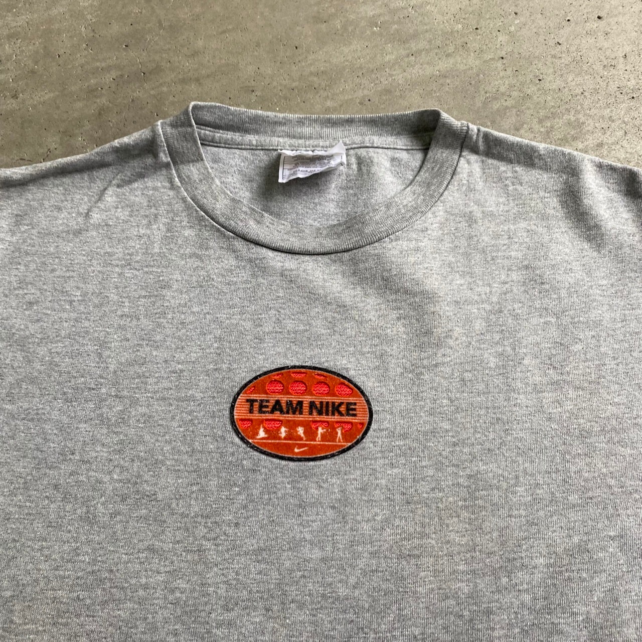 90年代 USA製 NIKE ナイキ センターロゴパッチ Tシャツ メンズS-M相当 