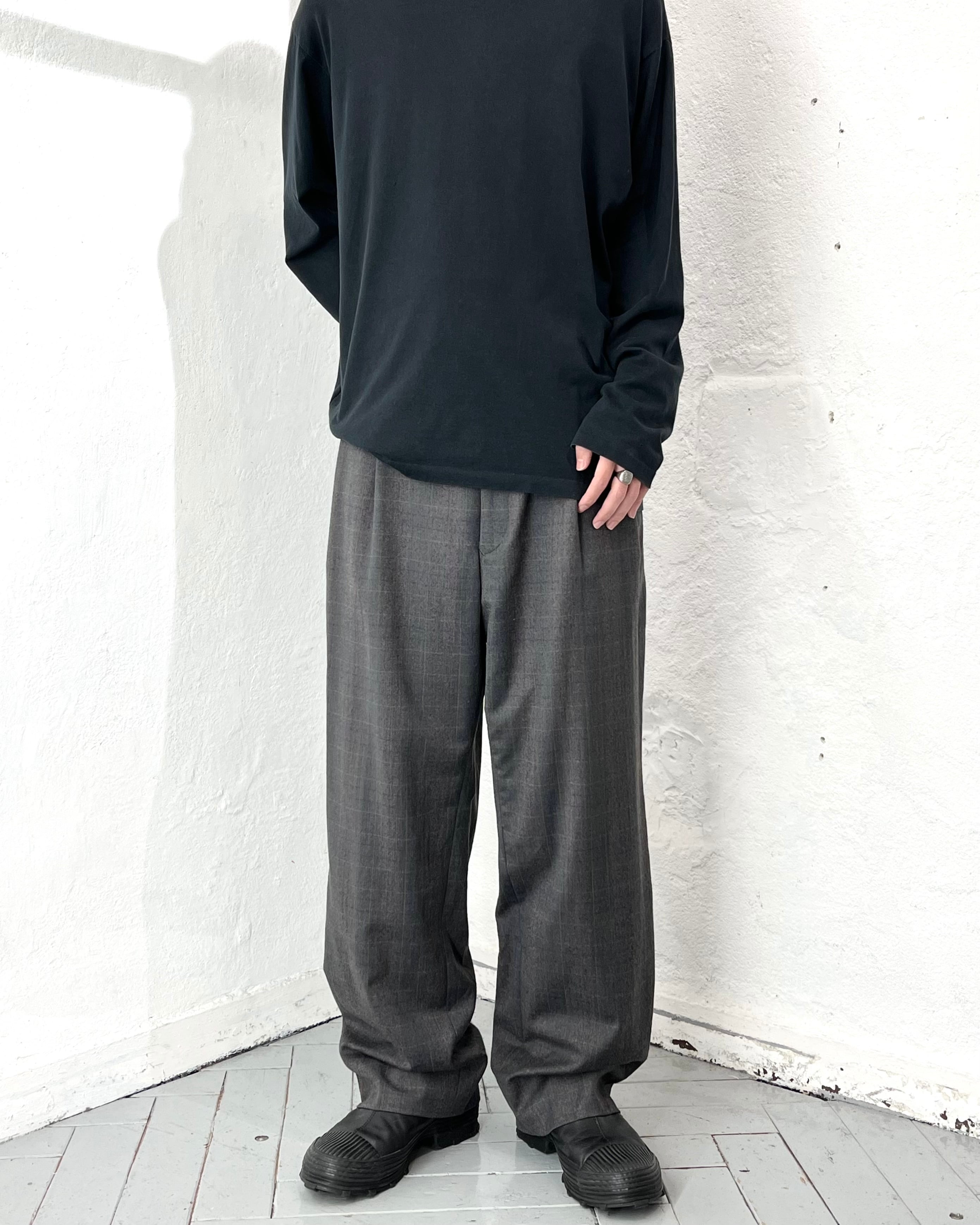 ~90s Christian Dior 2tac Plaid Wool Slacks