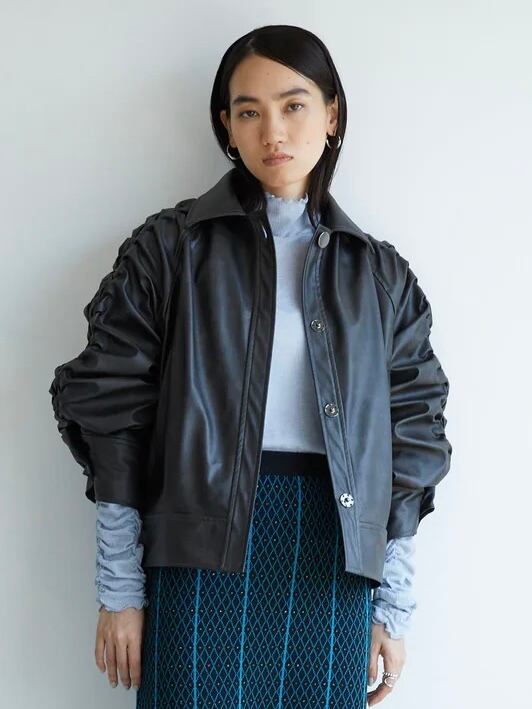 25SS】ENFOLD エンフォルド / WING SNAPES T-SHIRT / Tシャツ