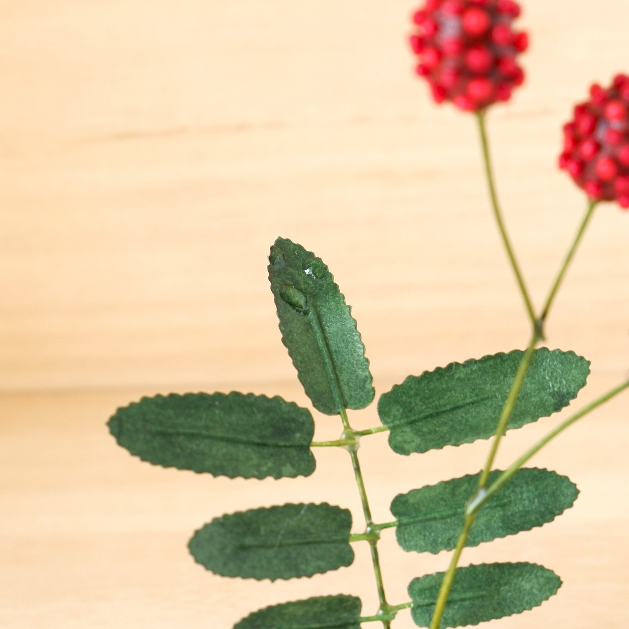 和紙の花『ワレモコウ』の置物/山野草/和紙インテリア