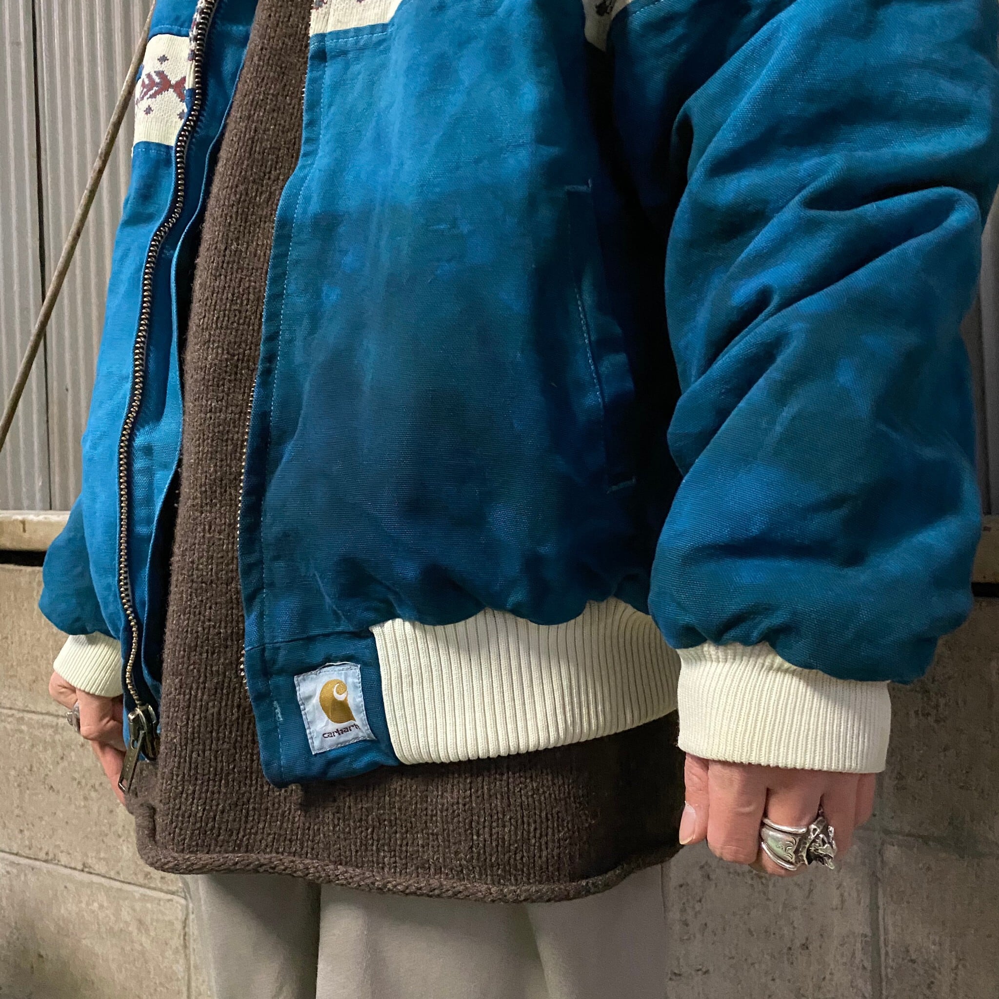 ビッグサイズ 80年代 ビンテージ Carhartt カーハート タイダイ ビッグサイズ 80年代 ビンテージ Carhartt カーハート タイダイ