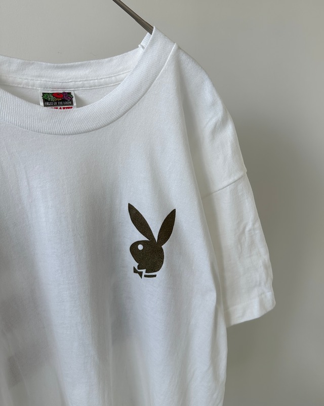 -PLAY BOY- Vintage 90s L Print T-Shirt made in USA