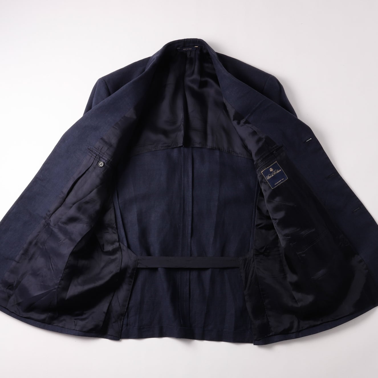 極美品】BROOKS BROTHERS special linen Jacket navy blazer about