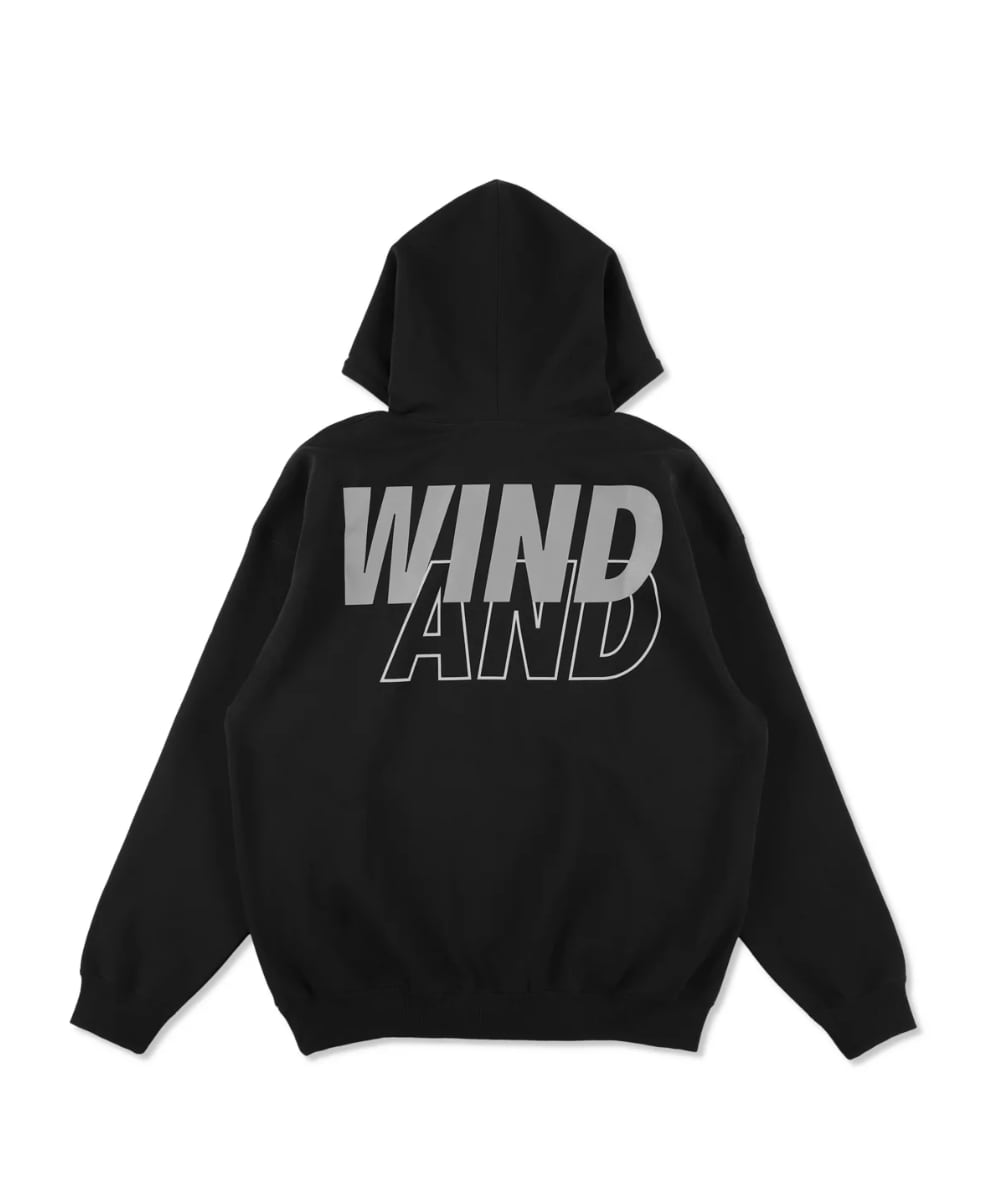 WIND AND SEA ウィンダンシー OG SEA LOGO HOODIE SWEATSHIRT【BLACK