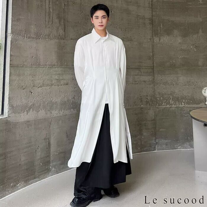 お支払い確認後20日以内発送】Le sucood ベルト付き シャツコート