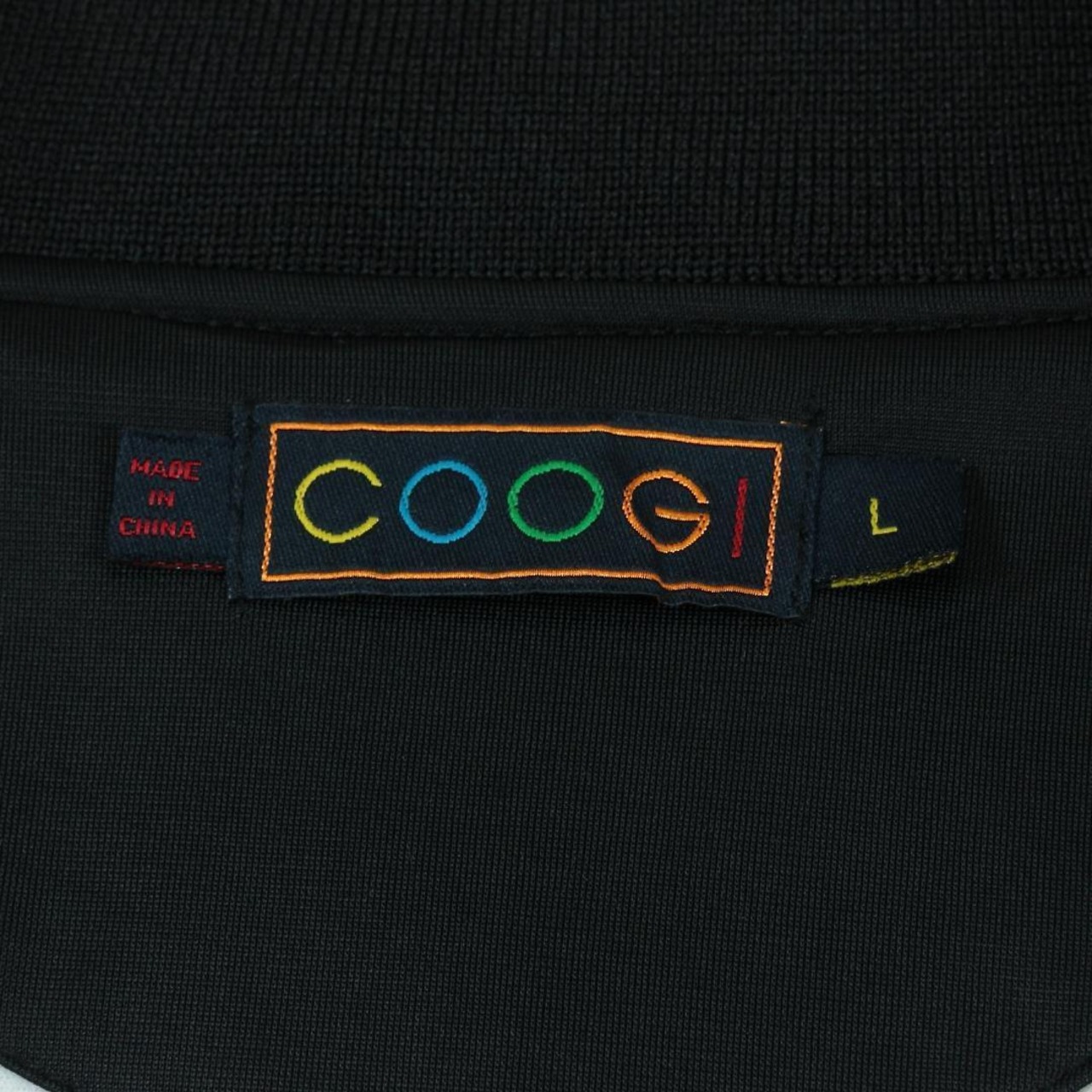 COOGI クージー トラックジャケット L ジャージ ストライプ 刺繍ロゴ 