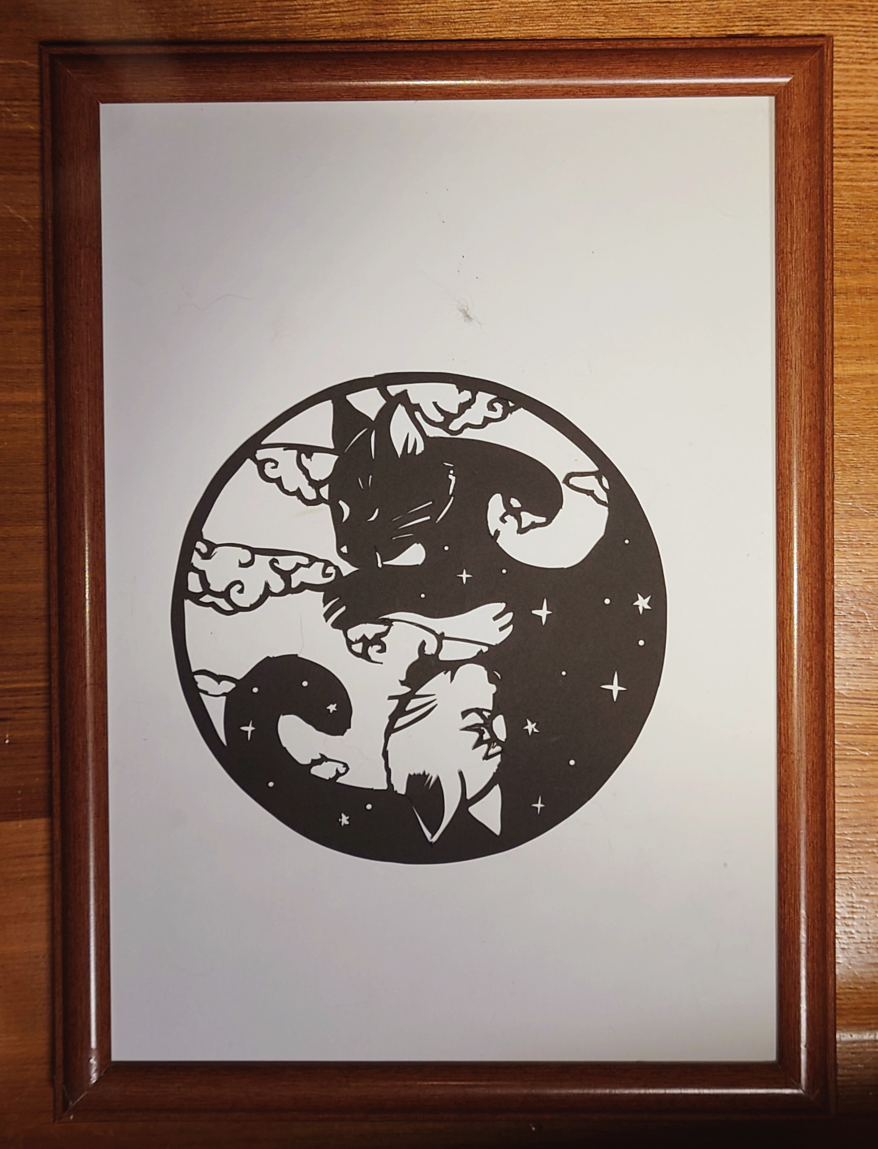 切り絵 スコティッシュフォールド | Miyu工房 Paper Cutting