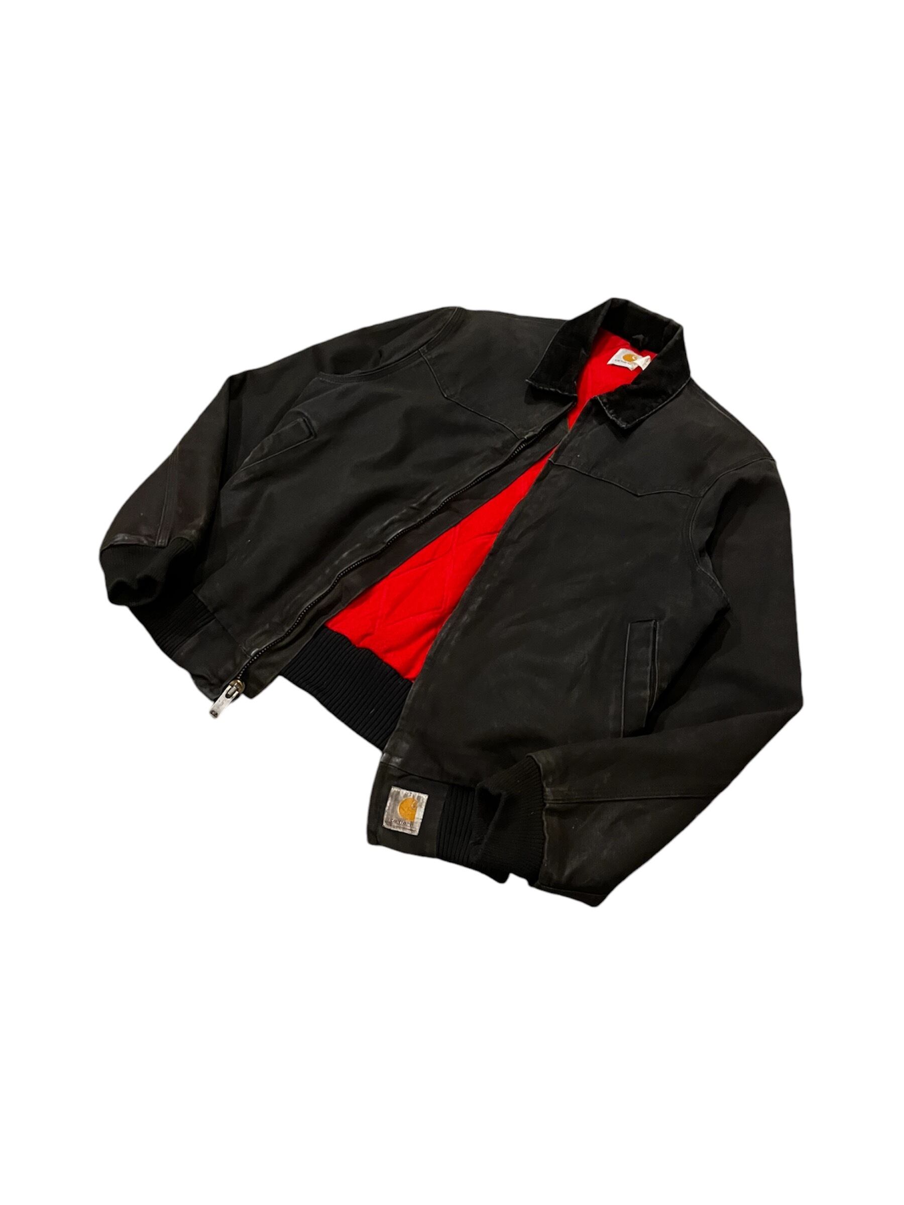 80s Carhartt Santa Fe Jacket Black Made in U.S.A. 80年代 