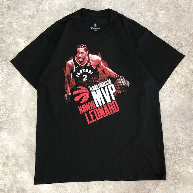 カワイ・レナード 2019 ファイナルMVP Tシャツ トロント・ラプターズ Fanatics