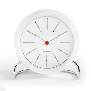 TABLE CLOCK  Bankers 43675 ホワイト［ARNE JACOBSEN］