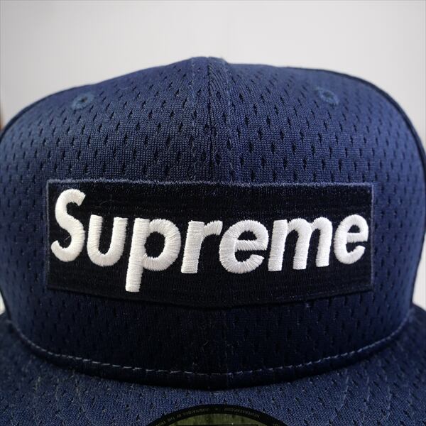 Size【7　3/8(M)】 SUPREME シュプリーム 18SS Mesh Box Logo New Era Navy ニューエラキャップ 紺  【中古品-非常に良い】 20773254