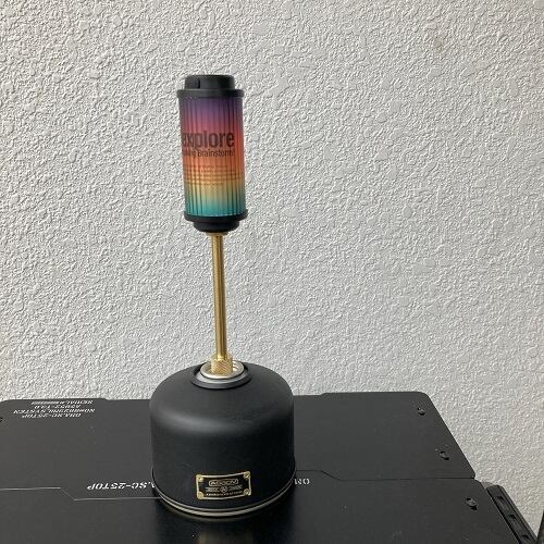 38explore ガス管カメラアダプター OD缶のネジとカメラのネジの