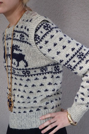 70s Nordic knit