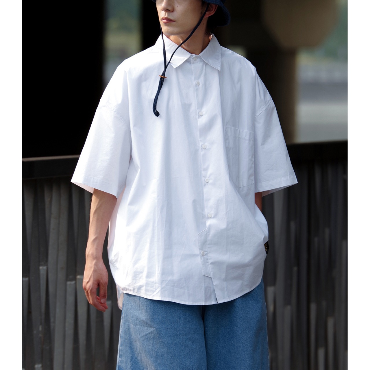 Oversized regular collar shirt 0737 - 3