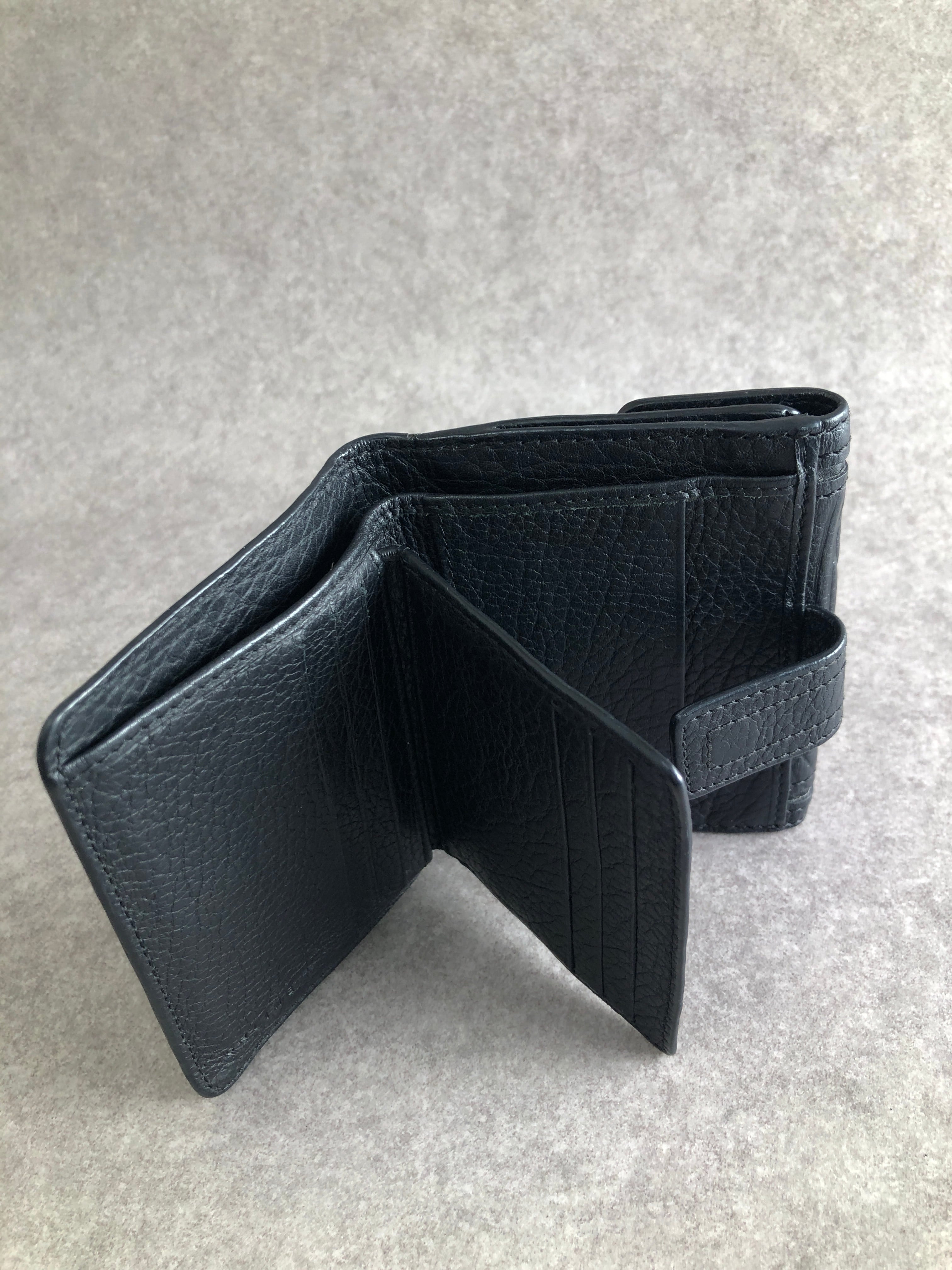 CELINE セリーヌ 財布 ブラック ブラゾン レザー vintage ヴィンテージ