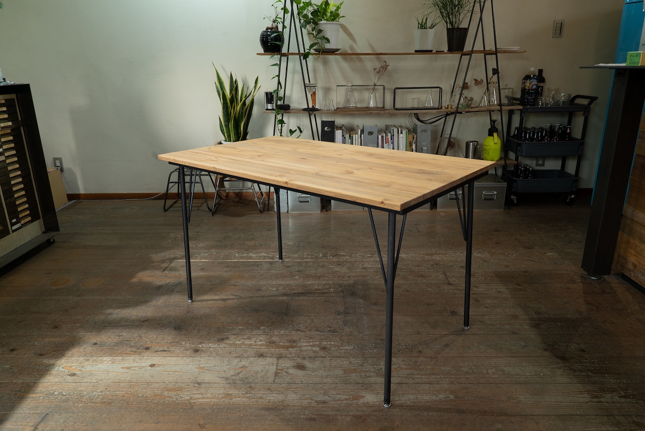 【PINE】SK TABLE 1200/ ダイニングテーブル/パイン材/W1200mm/送料無料(北海道・沖縄・離島除く)